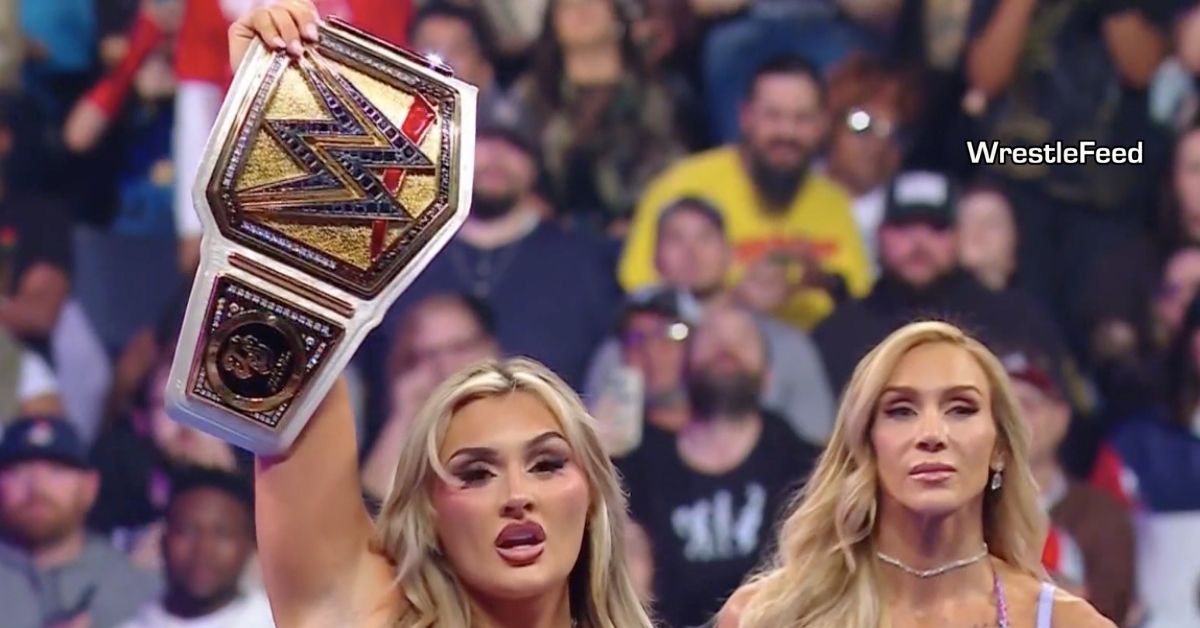 WWE Women's Champion Tiffany Stratton Charlotte Flair SmackDown February 7 2025 WrestleFeed App