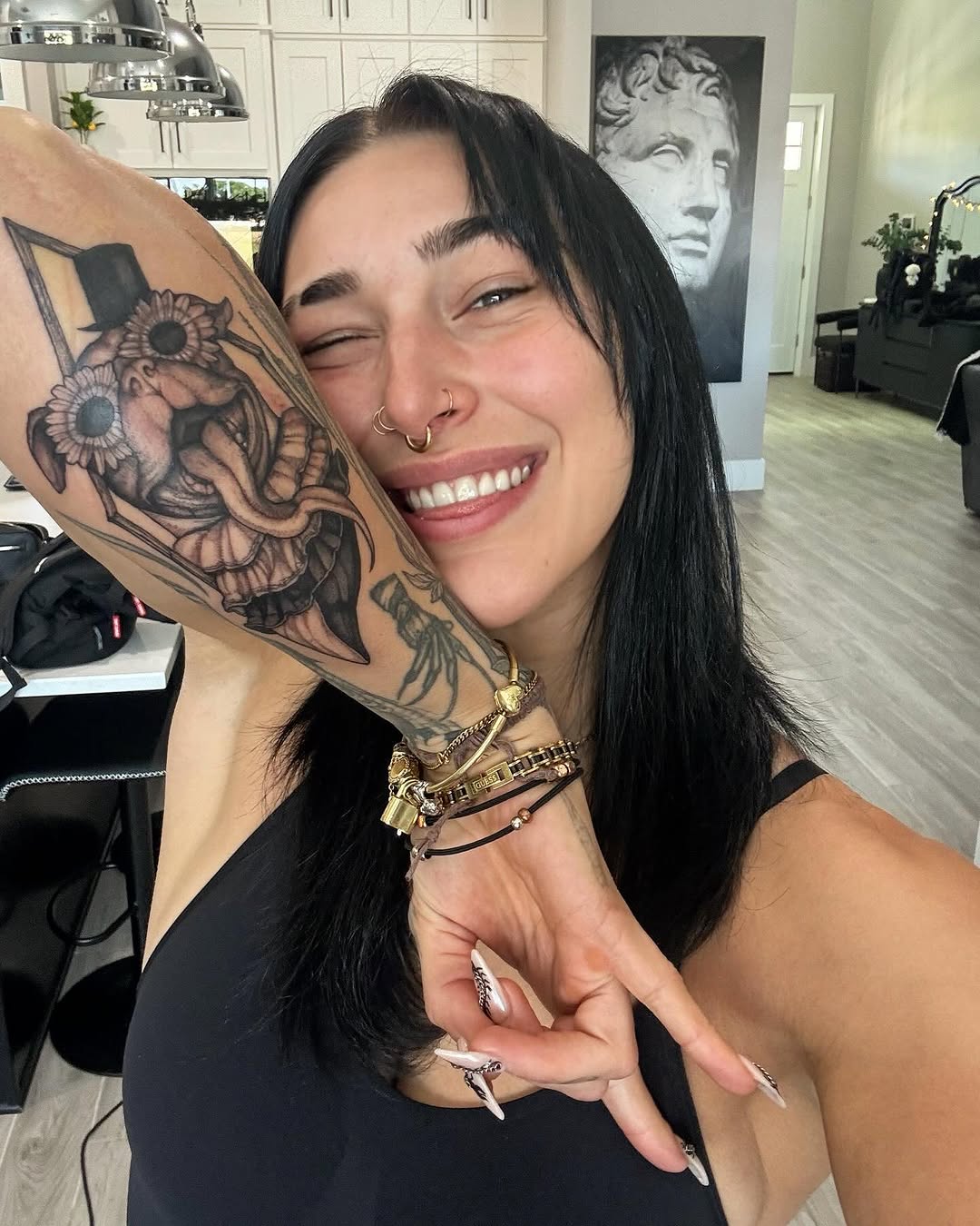 Rhea Ripley New Forearm Tattoo March 2025