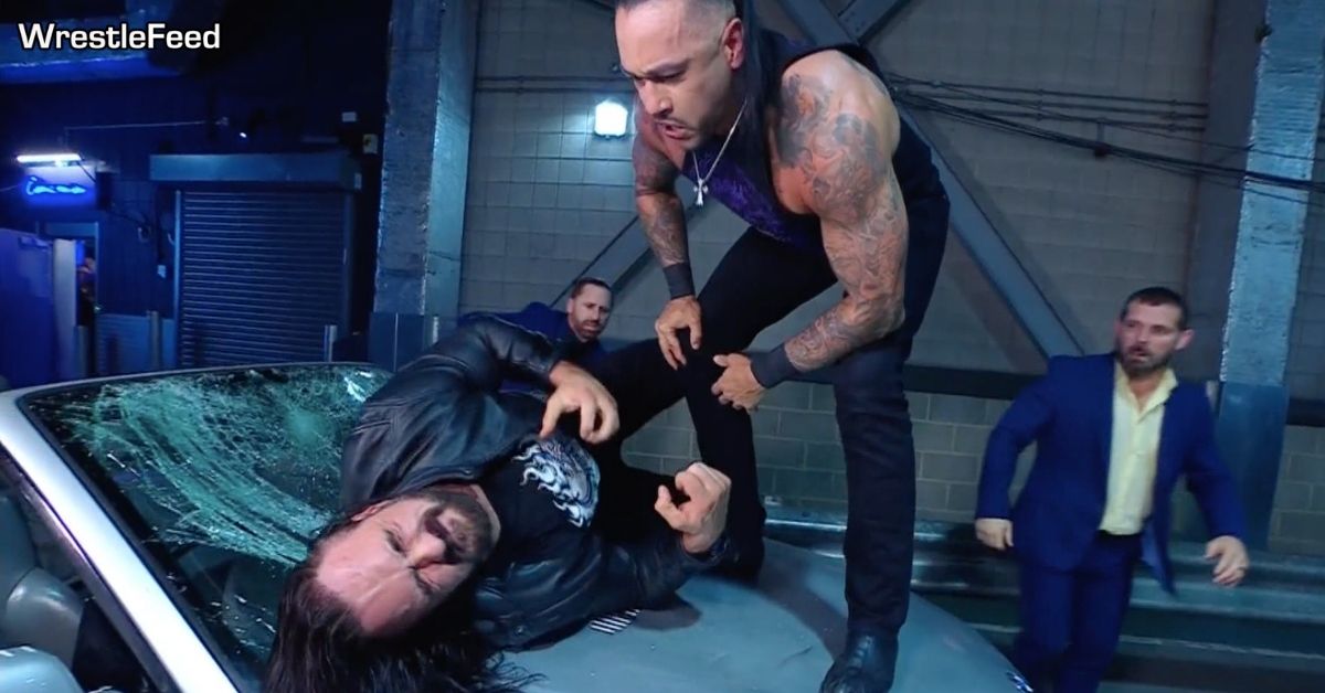 Drew McIntyre Car Windshield Damian Priest WWE SmackDown March 28 2025 WrestleFeed App