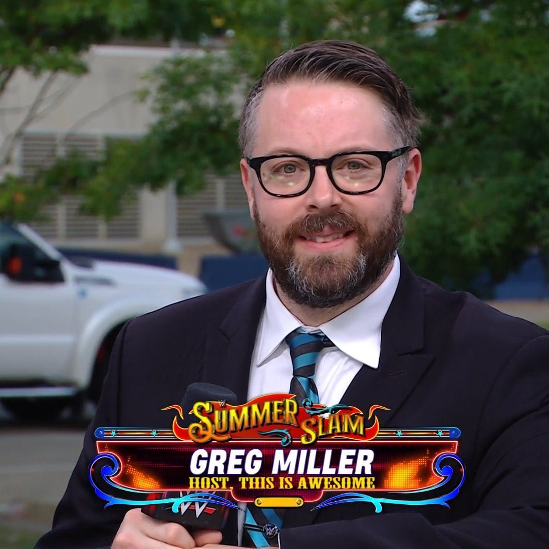 Greg Miller WWE SummerSlam This Is Awesome Host