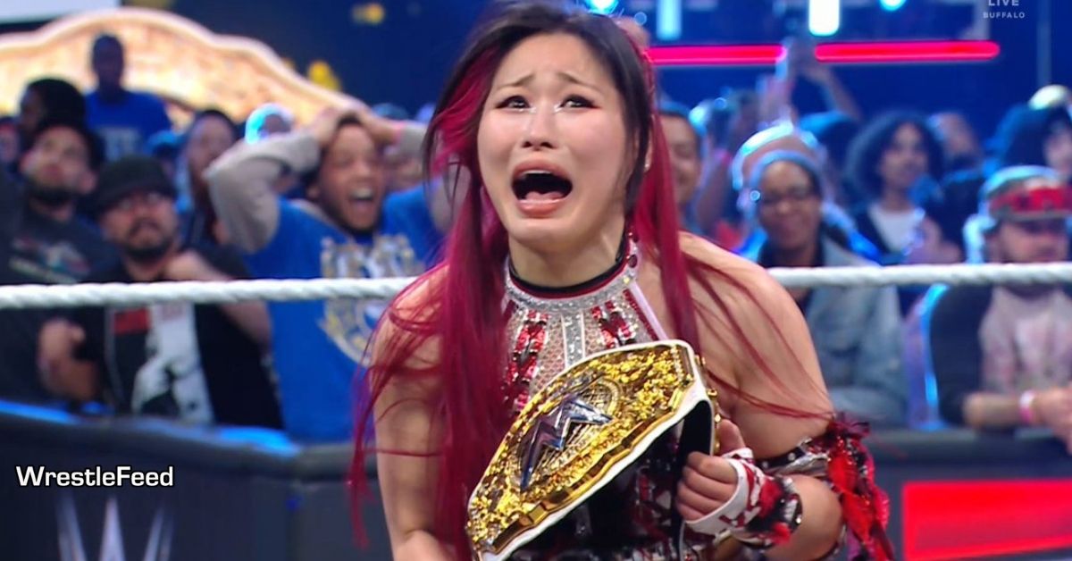 IYO SKY Breaks Down In Tears - WWF Old School