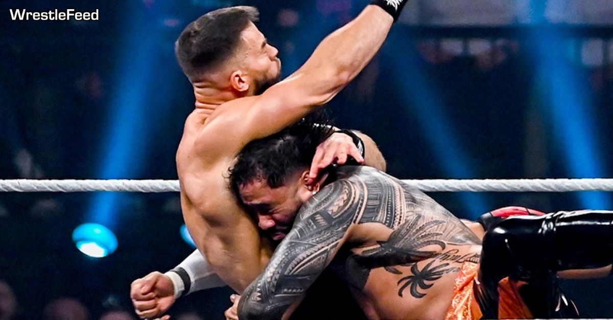 Jey Uso Spears Austin Theory WWE RAW March 17 2025 WrestleFeed App