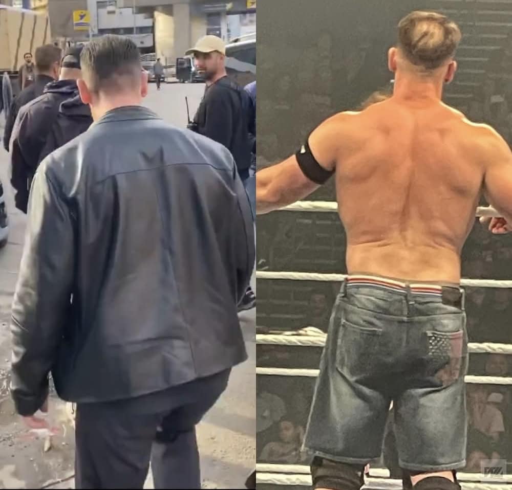 John Cena Bald Spot Disappears For Hollywood Movie