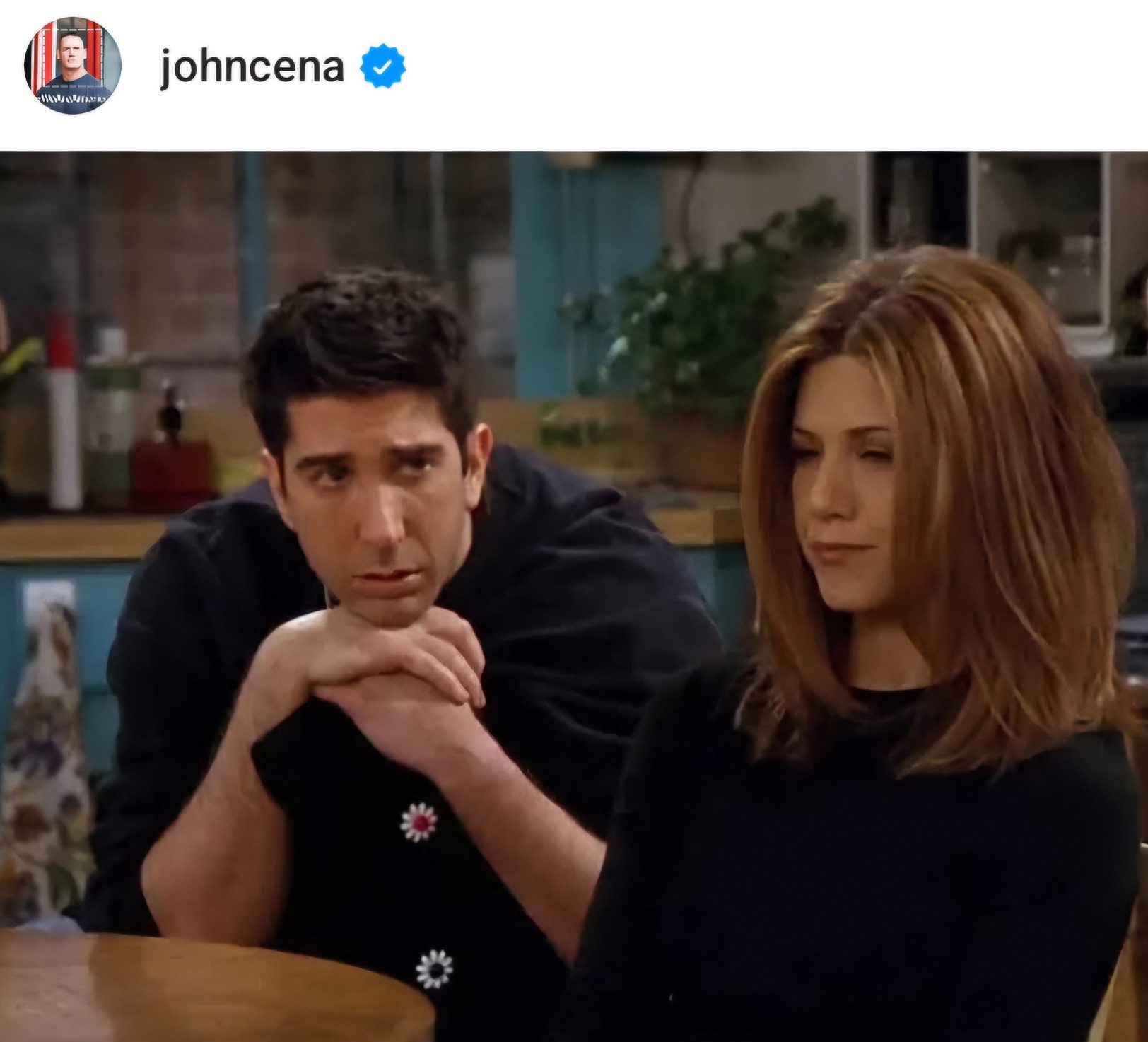 John Cena Ross Rachel Friends
