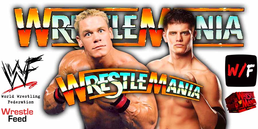 John Cena Vs Cody Rhodes WrestleMania WWE 3 PLE 2025 WrestleFeed App