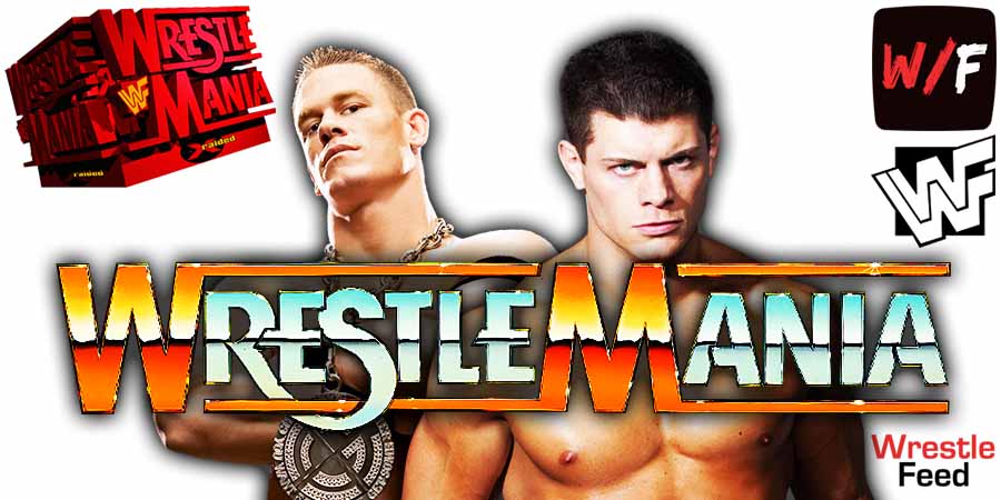 John Cena Vs Cody Rhodes WrestleMania WWE 5 PLE 2025 WrestleFeed App