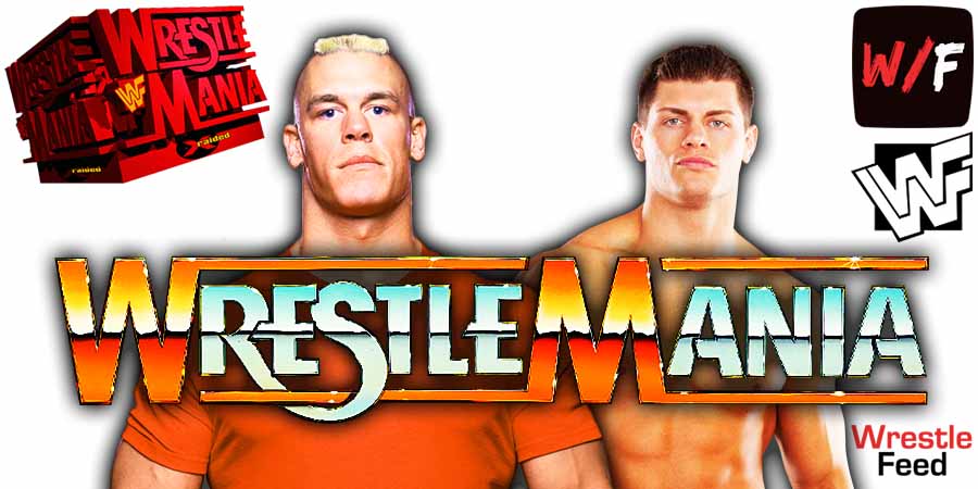John Cena Vs Cody Rhodes WrestleMania WWE 6 PLE 2025 WrestleFeed App
