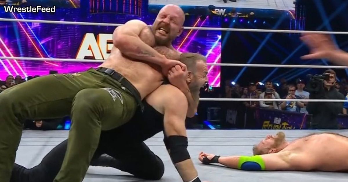 Jon Moxley Dean Ambrose Defeats Christian Cage Edge Cope Adam Copeland AEW Revolution 2025 WrestleFeed App