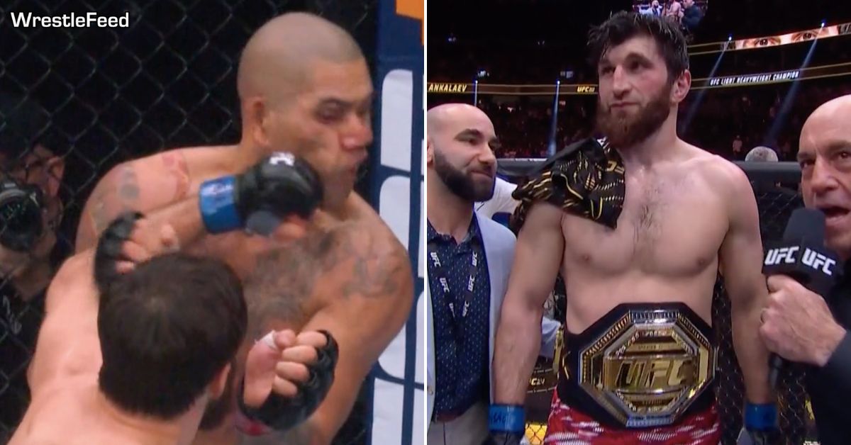Magomed Ankalaev defeats Alex Pereira via to win the Light Heavyweight Championship UFC 313 WrestleFeed App