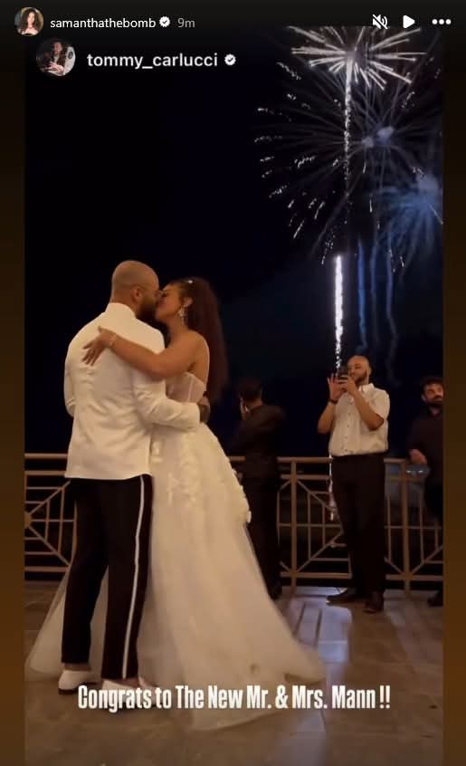 Ricochet Samantha Irvin Wedding Marriage Kiss Ceremony