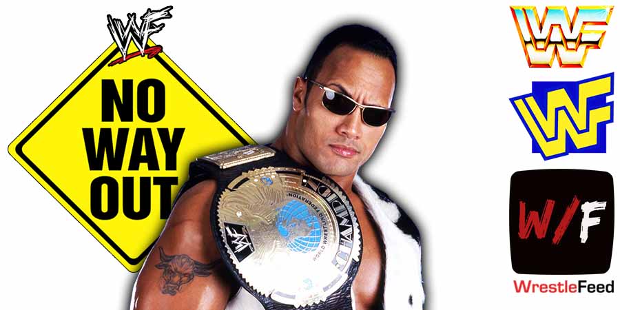 The Rock Dwayne Johnson Elimination Chamber 6 No Way Out WWE WrestleFeed App