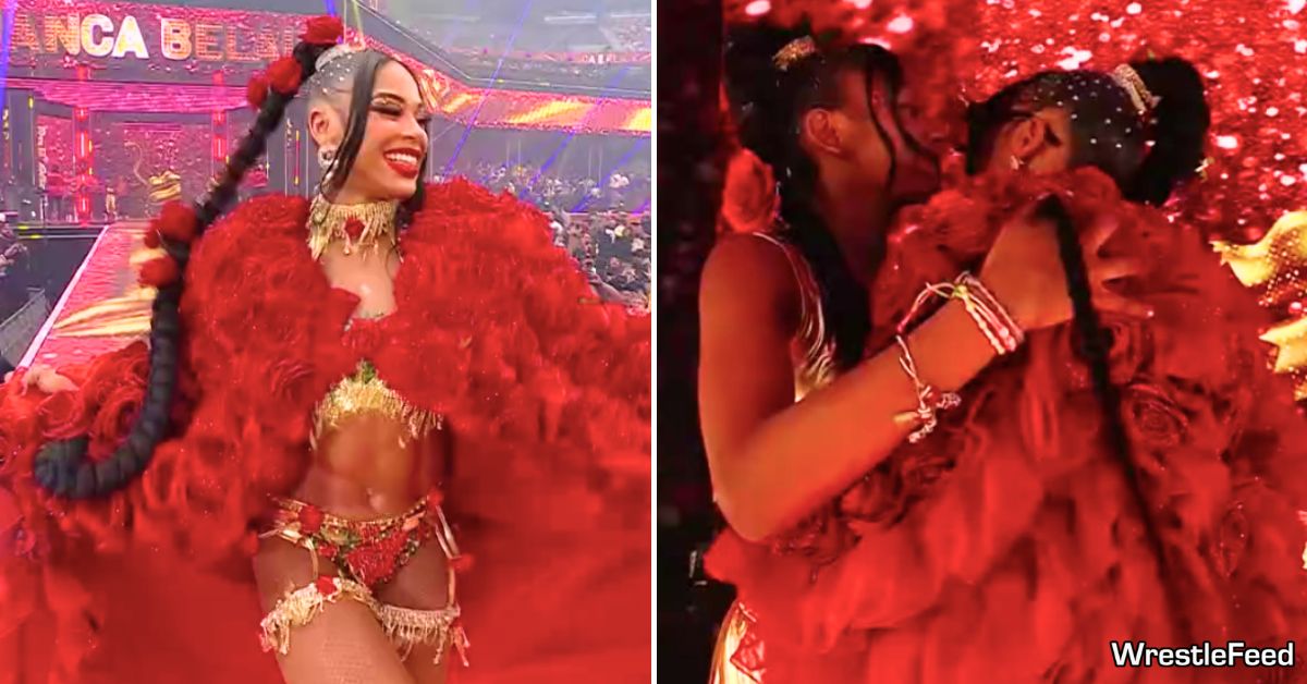Bianca Belair Step Daughter WrestleMania 41 Entrance WWE 2025 WrestleFeed App