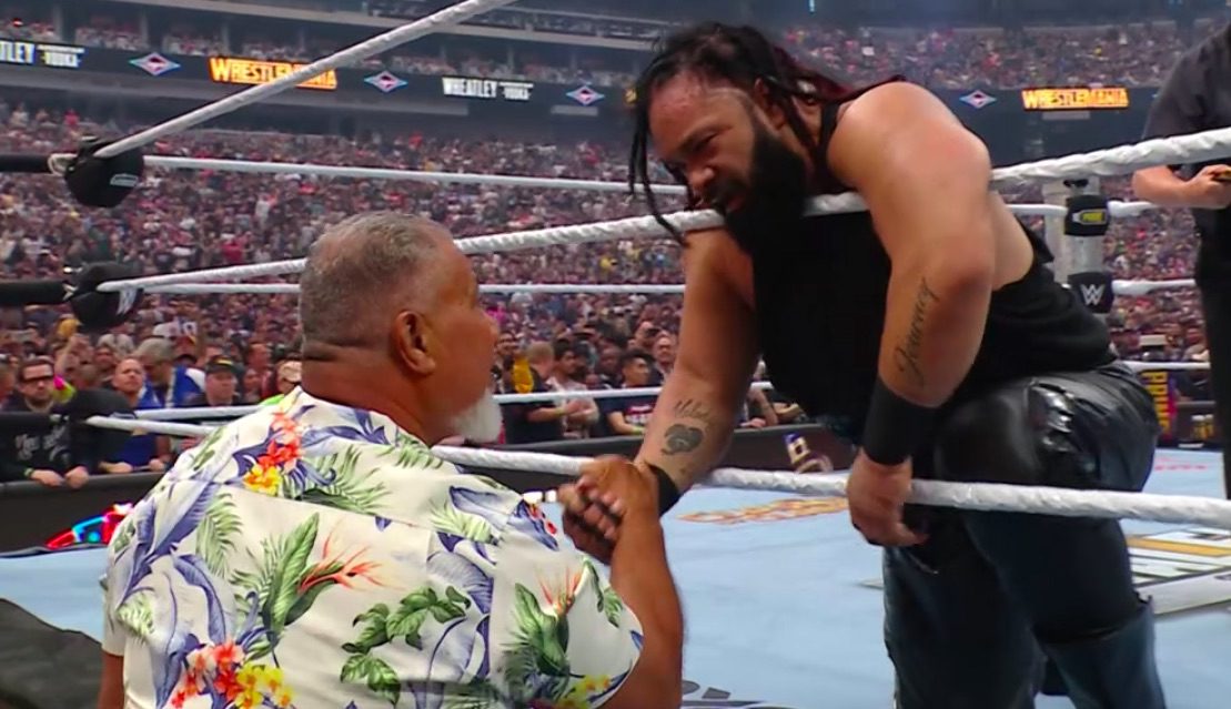 Haku Congratulates Jacob Fatu At WrestleMania 41