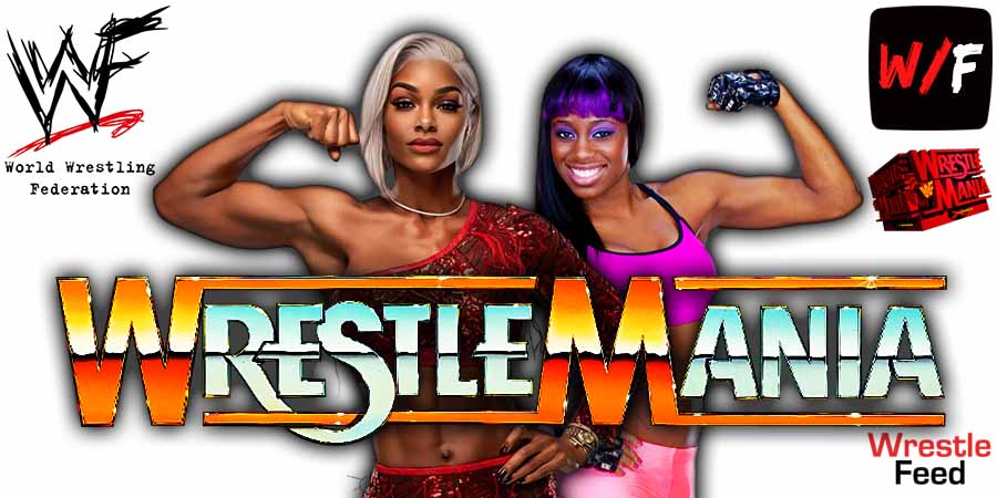 Jade Cargill Vs Naomi WrestleMania Match 1 WrestleFeed App