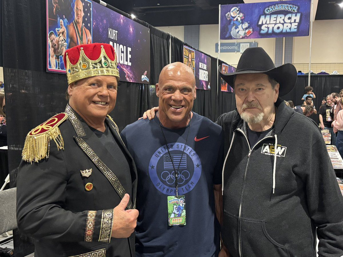 Jerry Lawler Kurt Angle Jim Ross March 2025