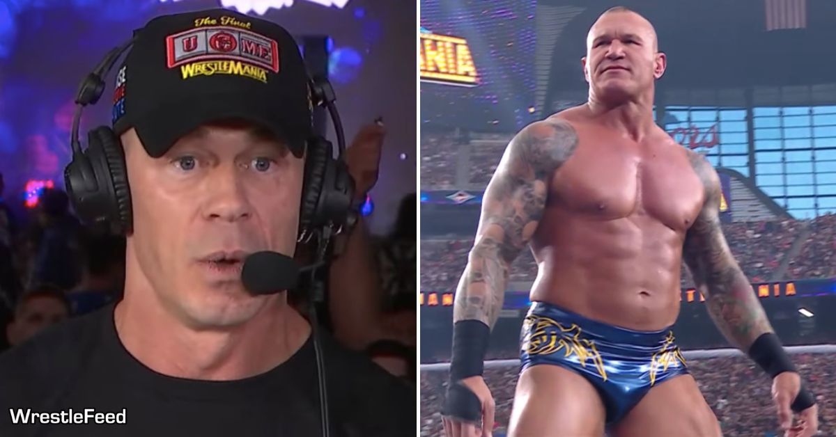 John Cena Shocked Randy Orton Physique Weight Height WWE 2025 WrestleMania 41 WrestleFeed App