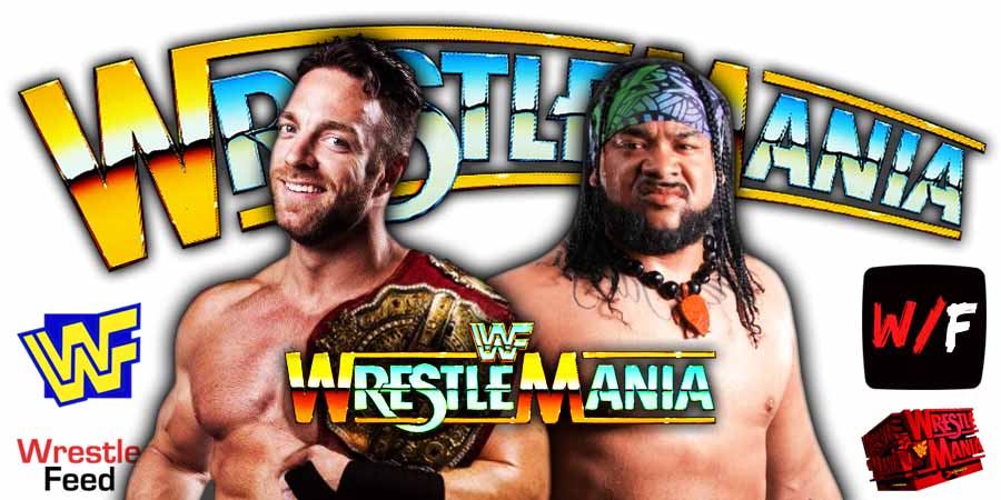 LA Knight Vs Jacob Fatu WrestleMania Match 1 WrestleFeed App