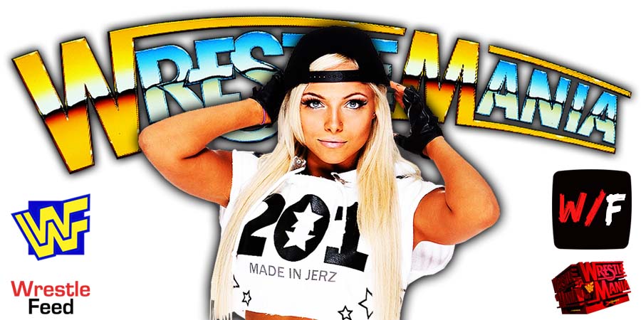 Liv Morgan WrestleMania WrestleFeed App