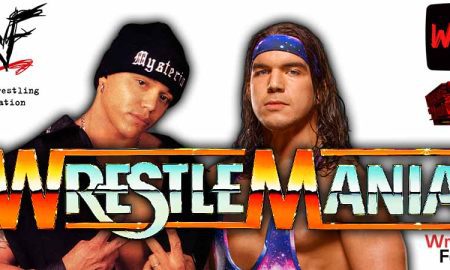 Rey Mysterio Vs El Grande Americano Chad Gable WrestleMania Match 3 WrestleFeed App