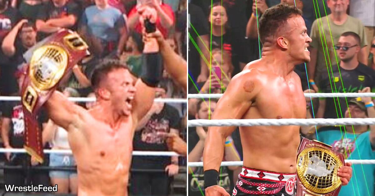Ricky Saints Starks Wins NXT North American Championship April 1 2025 WrestleFeed App