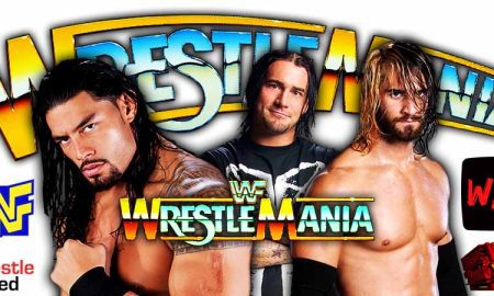 Roman Reigns Vs CM Punk Vs Seth Rollins WrestleMania Match 1 WWE WrestleFeed App