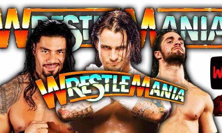 Roman Reigns Vs CM Punk Vs Seth Rollins WrestleMania Match 2 WWE WrestleFeed App