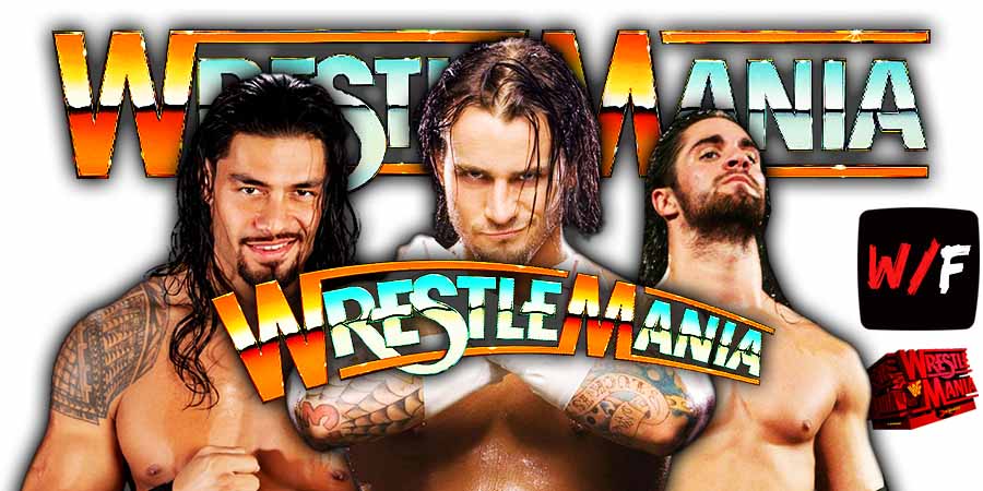 Roman Reigns Vs CM Punk Vs Seth Rollins WrestleMania Match 2 WWE WrestleFeed App