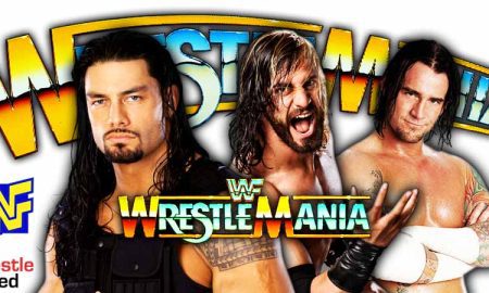 Roman Reigns Vs CM Punk Vs Seth Rollins WrestleMania Match 5 WWE WrestleFeed App