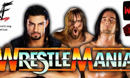 Roman Reigns Vs CM Punk Vs Seth Rollins WrestleMania Match 6 WWE WrestleFeed App
