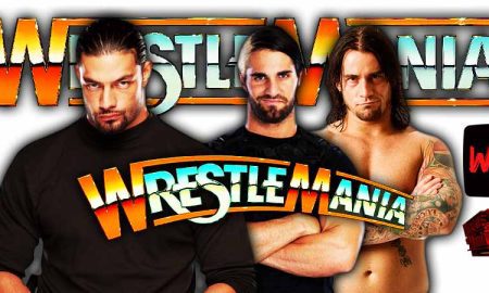 Roman Reigns Vs CM Punk Vs Seth Rollins WrestleMania Match 7 WWE WrestleFeed App