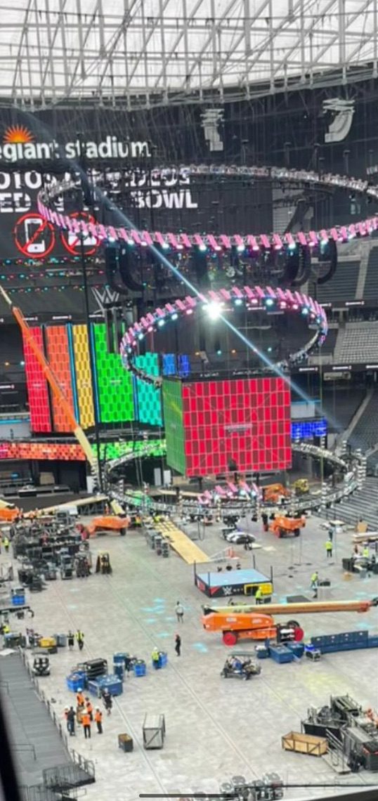 Updated WrestleMania 41 Set Construction