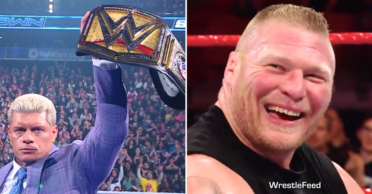 WWE Champion Cody Rhodes Brock Lesnar WrestleFeed App