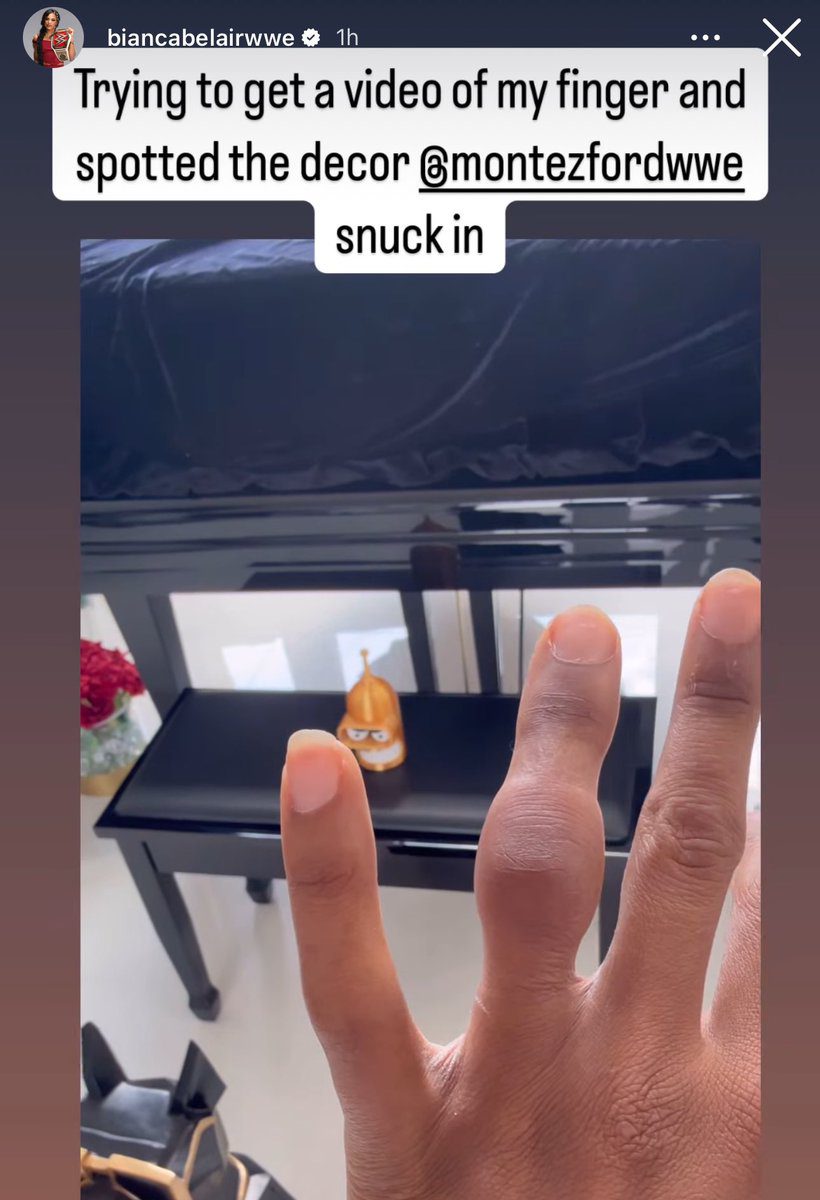 BIanca Belair Broken Swollen Finger After WrestleMania 41 Match