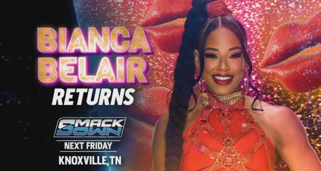 Bianca Belair returns SmackDown graphic