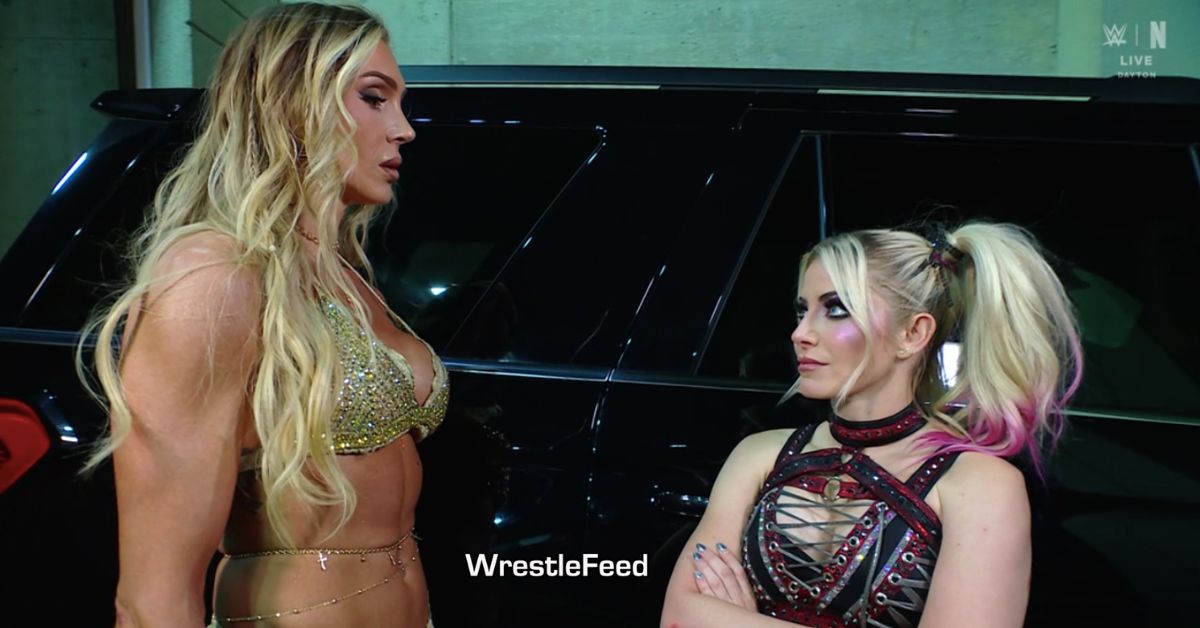 Charlotte Flair Alexa Bliss Height Difference WWE SmackDown May 9 2025 WrestleFeed App