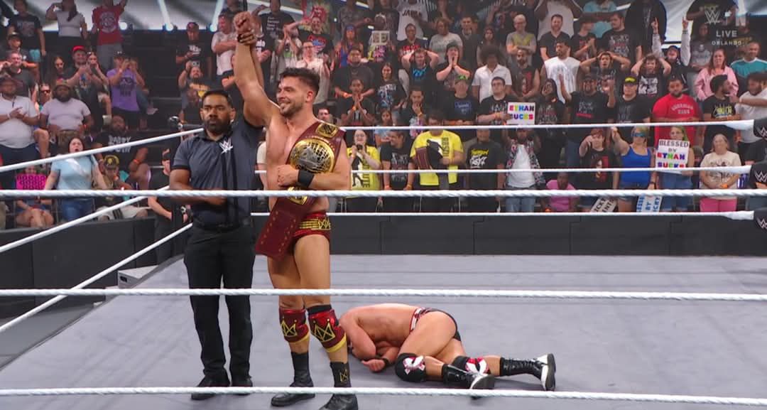 Ethan Page defeats Ricky Saints to win the NXT North American Championship
