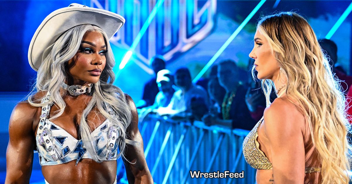 Jade Cargill Charlotte Flair Face Off WWE SmackDown May 9 2025 WrestleFeed App