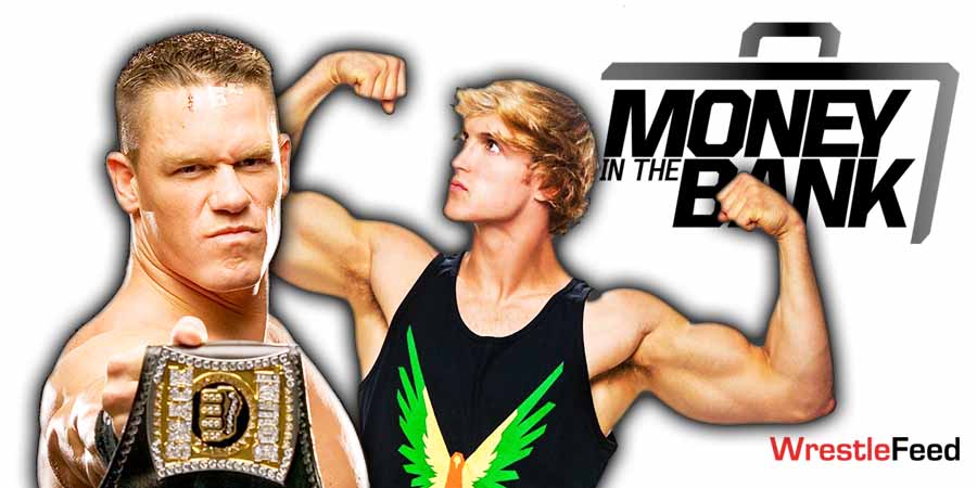 John Cena & Logan Paul Money In The Bank MITB 1 WrestleFeed App