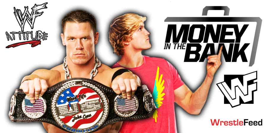 John Cena & Logan Paul Money In The Bank MITB 2 WrestleFeed App