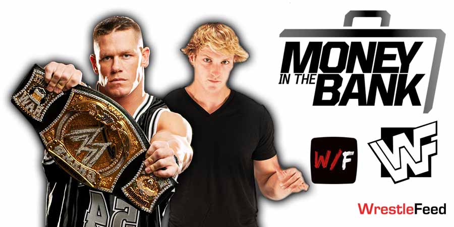 John Cena & Logan Paul Money In The Bank MITB 3 WrestleFeed App