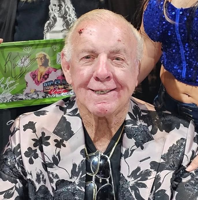 Ric Flair Skin Cancer Removed From Forehead Head