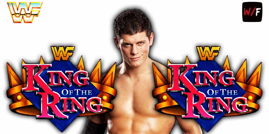 Cody Rhodes Night of Champions King of the Ring KOTR 4 WrestleFeed App