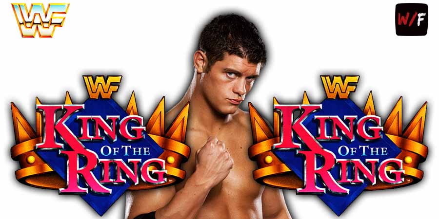 Cody Rhodes Night of Champions King of the Ring KOTR 5 WrestleFeed App