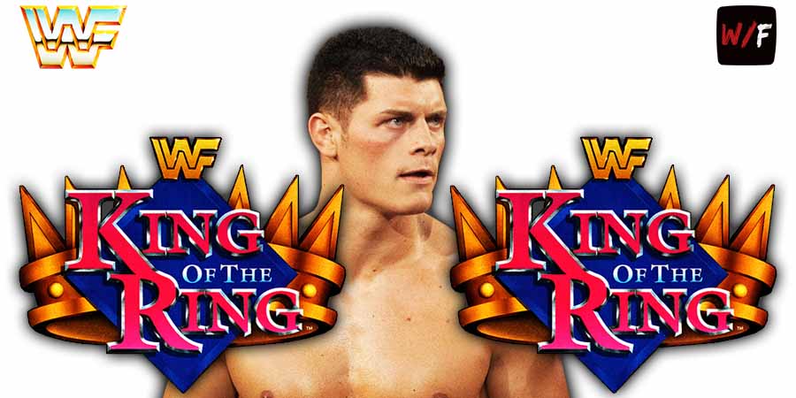 Cody Rhodes Night of Champions King of the Ring KOTR 6 WrestleFeed App