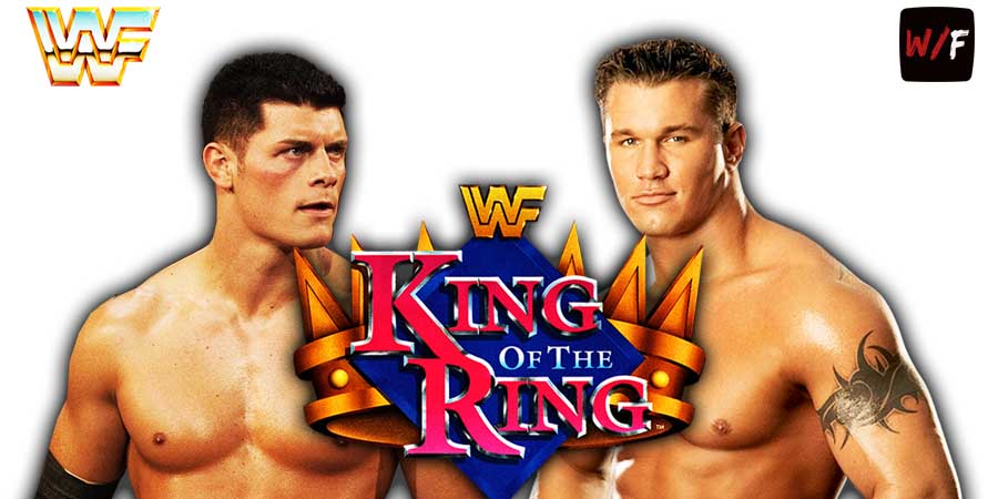 Cody Rhodes Vs Randy Orton Night of Champions King of the Ring KOTR 7 WrestleFeed App