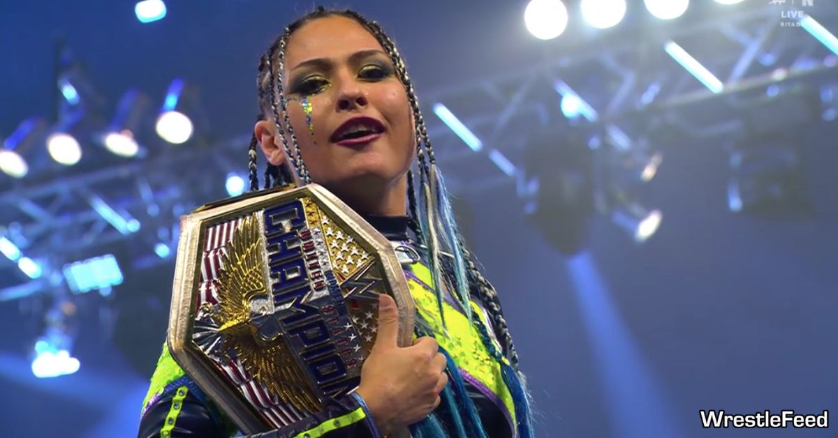 Giulia Wins Women's United States Championship WWE SmackDown Saudi Arabia June 27 2025 WrestleFeed App