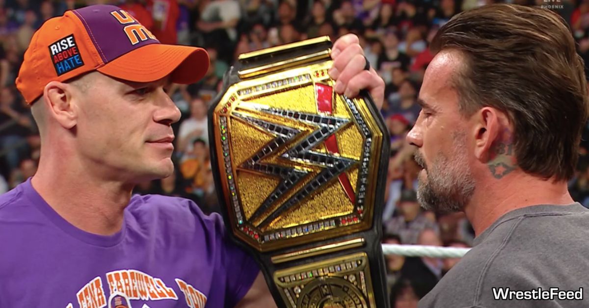 John Cena WWE Championship CM Punk RAW June 9 2025 WrestleFeed App
