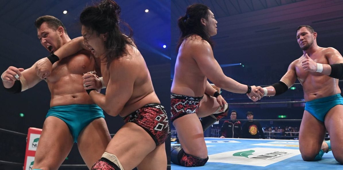 Konosuke Takeshita loses to Boltin Oleg NJPW Dominion 2025