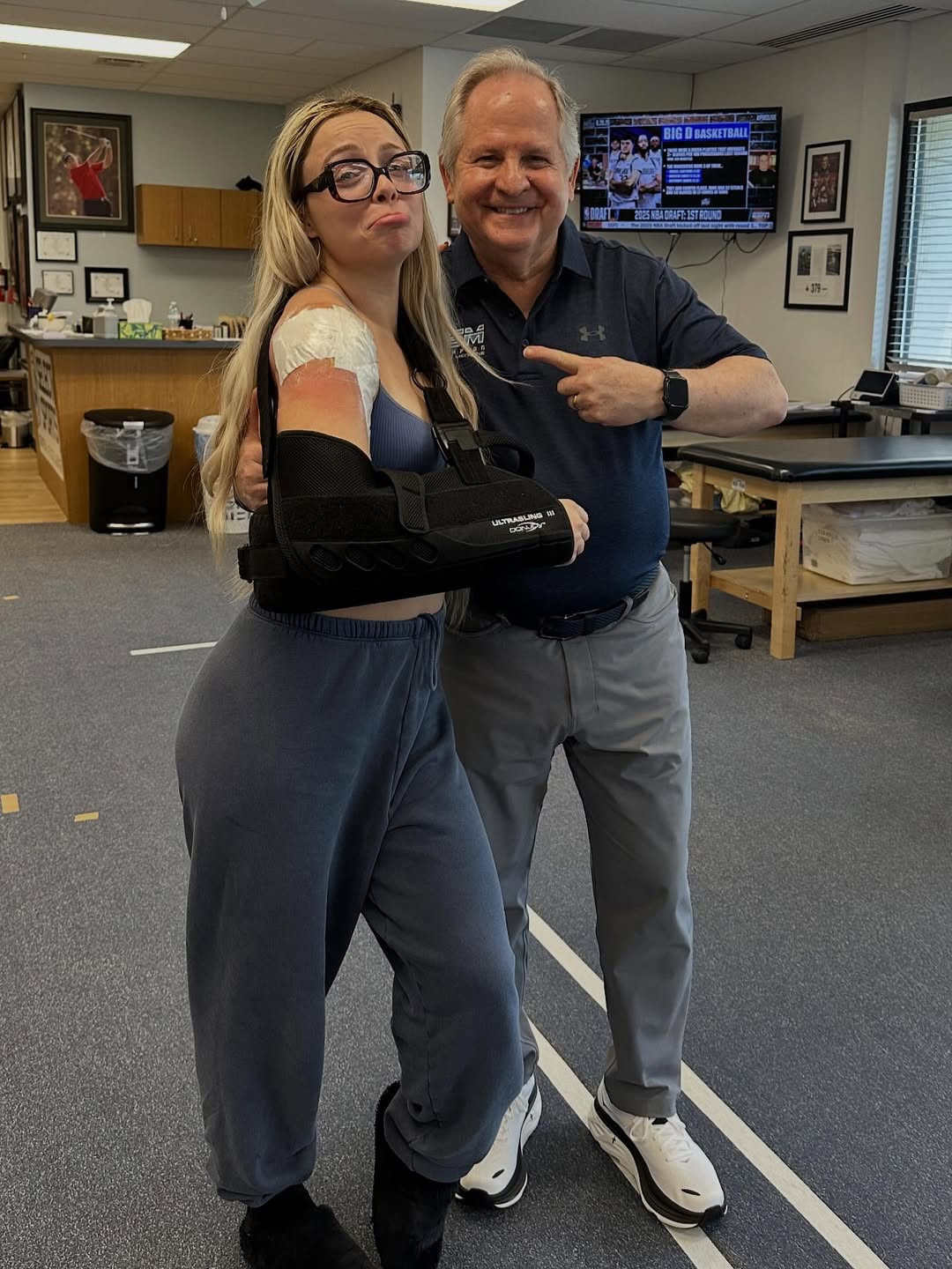 Liv Morgan Shoulder Surgery In A Sling