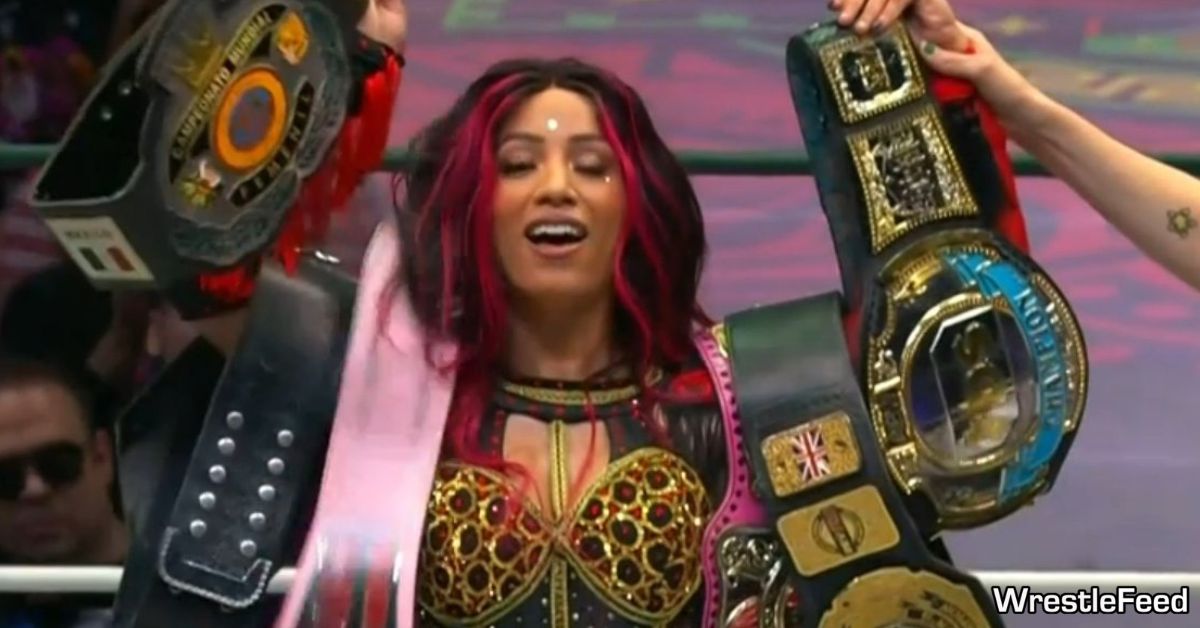 Mercedes Mone Sasha Banks wins CMLL World Women's Championship AEW Dynamite June 18 2025 WrestleFeed App